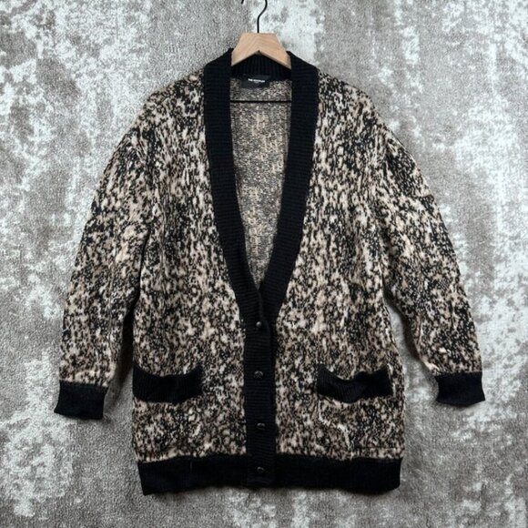 The Kooples Long, Oversized Mohair Knit Cardigan, Size M/L - Picture 8 of 10